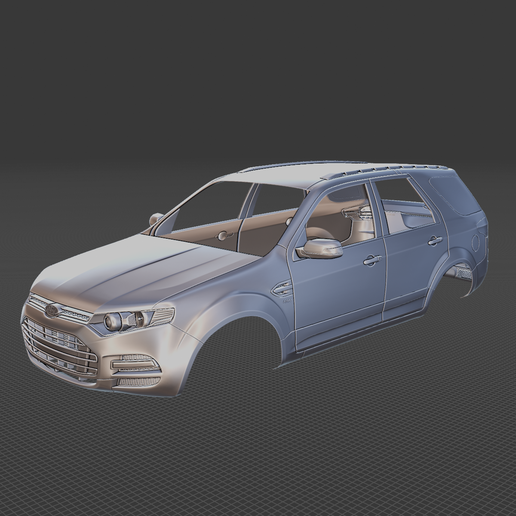 Ford Territory 2012 Body 3D Model