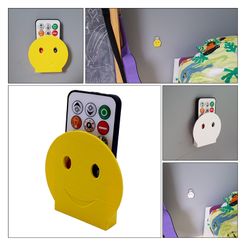 PP_1-3-carre_RCH_SMILEY_YELLOW_wo_logo.jpg Remote control holder LED RGB – Smiley Design