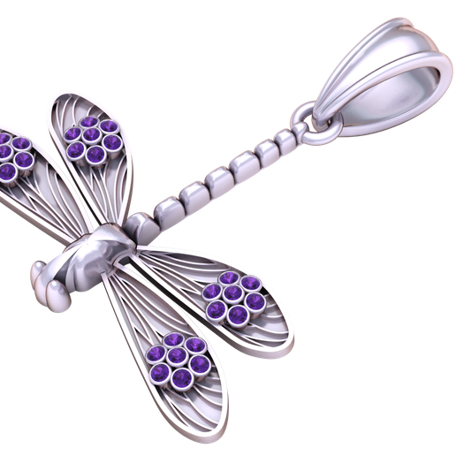 render-3.png BUTTERFLY GOLD PENDANT 3d printable model
