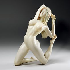 Statue-Sexy-Pose-Woman-Resin-Model.jpg Файл STL Статуя Сексуальная Поза Женщина Смола Модель・Шаблон для 3D-печати для загрузки