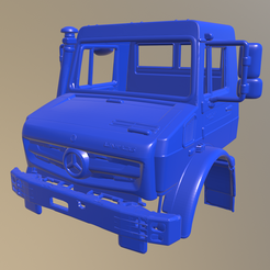 A014.png STL file Mercedes-Benz Unimog Printable Body・3D printing design to download