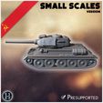 2.jpg T-34-85 M1945 (avec blindage à ressorts) (version réduite) - Armée soviétique WW2 Second Monde Front de l'Est Ostfront RPG Mini Hobby