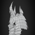 LynchkingHelmet34BackW.png Lich King Helmet from World of WarCraft for Cosplay