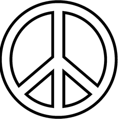 peace_symbol.png Fichier STL Décalcomanie murale du symbole de la paix・Objet imprimable en 3D à télécharger, Scaramax