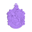 escudo hufflepuff(1).stl Hufflepuff House Coat of Arms keychain. Harry Potter