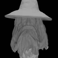 gandalf-bust4.png STL file Gandalf's bust・3D printer design to download, Belegor_o_Ennor