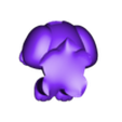cuerpo.stl pokemon / eevee divided into colors
