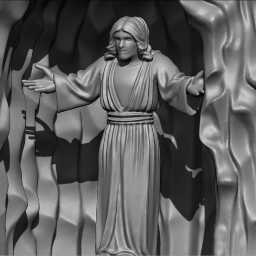 Resurrection-of-jesus-6.jpg Resurrection of jesus in cave 3d printable model