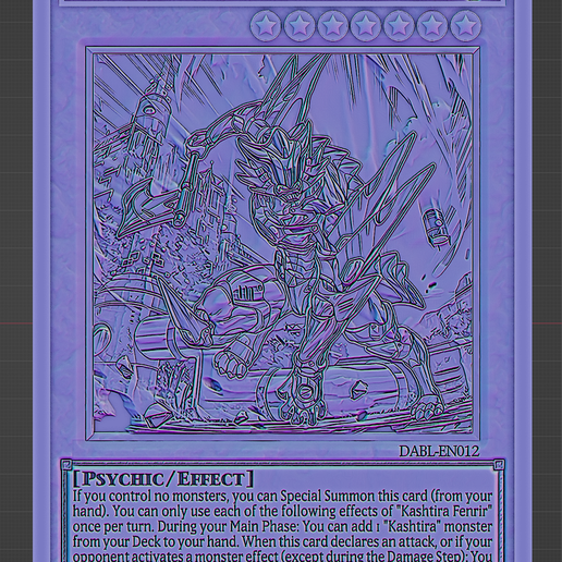 kashtira fenrir - yugiohFree STL File for Cults