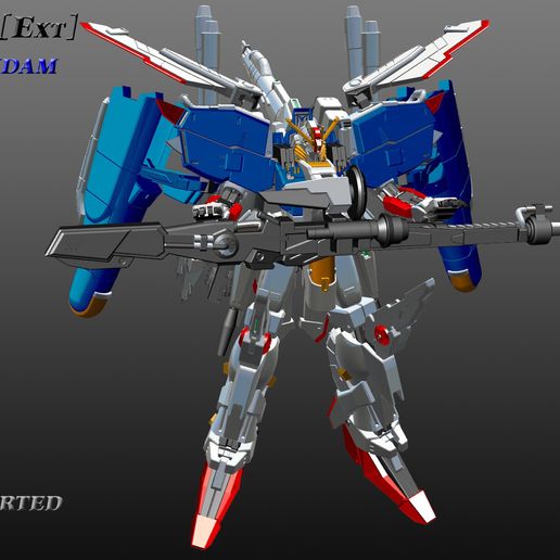 🤖 MSA-0011 [Ext] Ex-S Gundam [Artifact Scale]・ 3D File for ・Cults