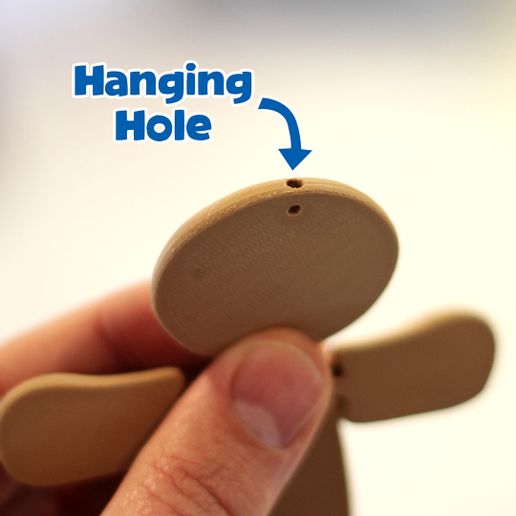 Flexi Gingerbread man 08.jpg Flexi Print-in-Place Gingerbread Man Ornament