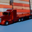 Camion-semiremolque-transportador-de-contenedores-01.png Tractor Truck with Semi-trailer for Containers - Tractocamión con Semirremolque para Containers