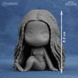 halle01c.png Ariel Chibi Little Mermaid Movie Live Action Custom models No supports
