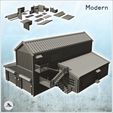 1-PREM.jpg Large modern warehouse with exterior stairs and multiple access doors (20) - Cold Era Modern Warfare Conflict World War 3