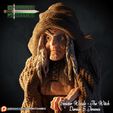 3.jpg The Witch - Character sculpt for 3D printing and rpg games