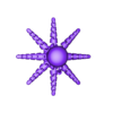 Octopus_v5.5_support.stl Farbiger Oktopus und Eidechse
