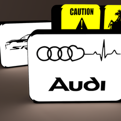 audiEKG.png Audi Heart / EKG Sign SLEEVE ONLY
