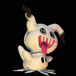 Minikyu-boo-3.png STL file Mimikyu-boo・Template to download and 3D print