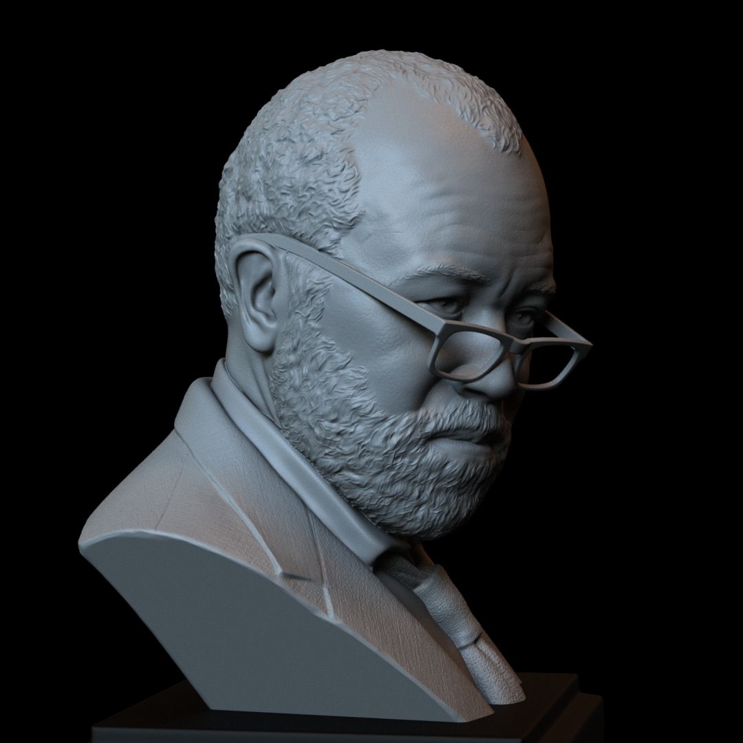 02.RGB_color.jpg Файл 3D Bernard Lowe (Jeffrey Wright) Westworld HBO - 3d print model, portrait, bust, sculpture - 200 mm tall・3D-печать дизайна для загрузки, sidnaique