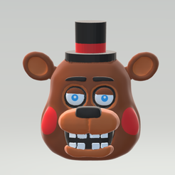 Captura-de-pantalla-2023-09-25-185918.png STL file fnaf toy freddy brick minifigure head・3D printing model to download
