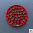 81.-Voronoi-Coaster-STL-3MF---3D-Printable-Drink-Coaster-Digital-File-5.png Voronoi Coaster STL & 3MF – 3D Printable Drink Coaster Digital File