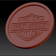 HD Vintage 01.png 14 Harley Davidson Medallions + Number 1