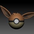 ZBrush-Document.jpg Pokemon Eevee Pokeball