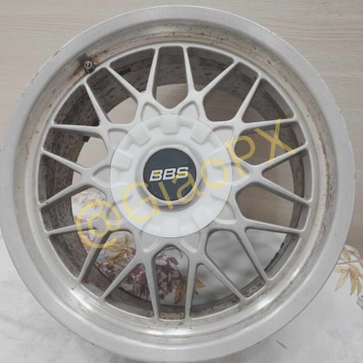 🧇 BBS RG191 Waffle (09.24.187) and Nut set 3D print model・ STL