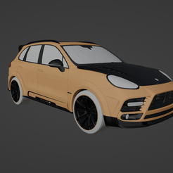1.png STL file Porsche Cayenne Mansory・3D print model to download
