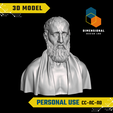 Zeno-Personal.png 3D Model of Zeno of Citium - High-Quality STL File for 3D Printing (PERSONAL USE)