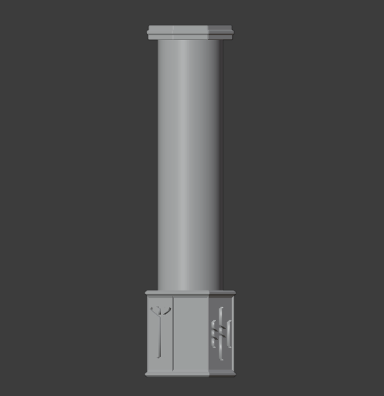 Download free file Dwarven Style Column/Pillar (28mm Scale) • 3D ...