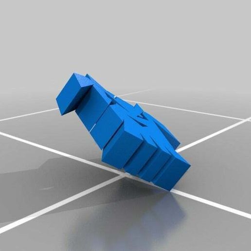 Blind Dog Gym Logo - 3D model önizlemesi