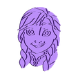 Princess Anna stamp.stl STL file Frozen cookie cutter set of 3・Design to download and 3D print