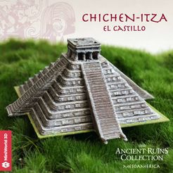z-8-chichenitza-cover-2.jpg Бесплатный 3D файл Чичен-Ица (Пирамида Кукулькана / Эль-Кастильо) - Мексика・Модель для загрузки и 3D-печати