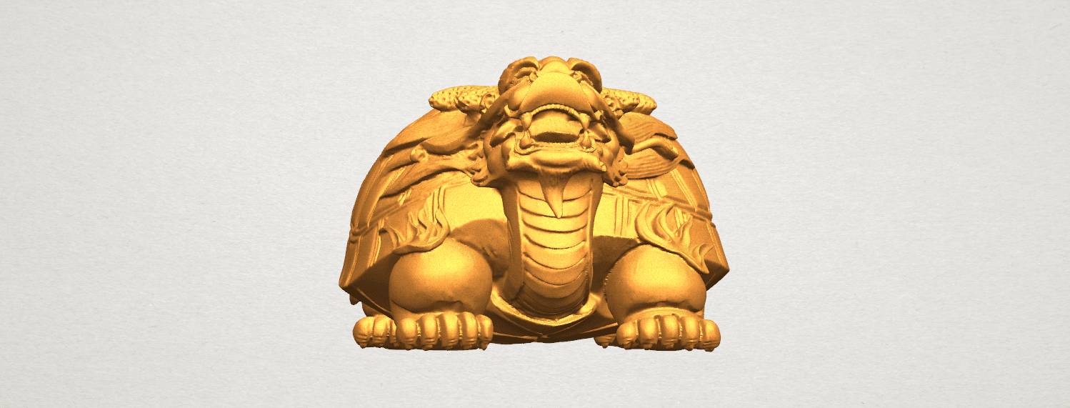 TDA0333 Dragon  Tortoise A06.png Télécharger le fichier gratuit Tortue dragon • Objet imprimable en 3D, GeorgesNikkei
