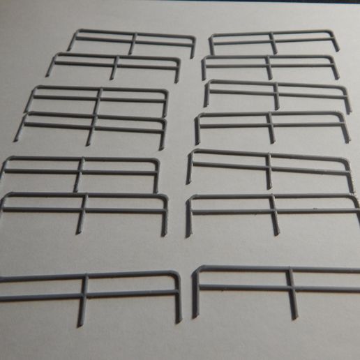 📦 Railing version 1 in all lanes in the package・Free STL File for 3D ...