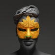 1.png Prom Party Masquerade - Face Mask 3D print model