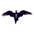Castiel Angel of the lord.stl 2D Silhouette/Stencil Castiel Supernatural