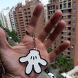 20191128_125659.jpg Free STL file Key ring glove Mickey・3D print design to download