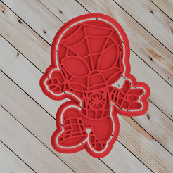 untitled.png Fichier STL garçon spiderman COOKIE CUTTER・Idée pour impression 3D à télécharger