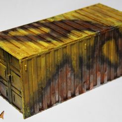 Containers for wargame terrain 6.25x6.25x15cm