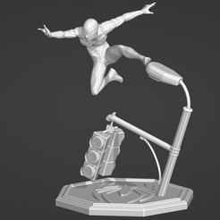1.png Figurine de Spider-Man PS5 / Spider-Man PS5 Figure (3D Model)