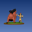 5.png timon and pumbaa walking pose from simba the lion king