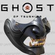 Screen Shot 2020-08-10 at 4.02.36 pm.jpg Descargar archivo OBJ GHOST OF TSUSHIMA - Ghost Mask - Fan art cosplay 3D print • Diseño para imprimir en 3D, 3DCraftsman