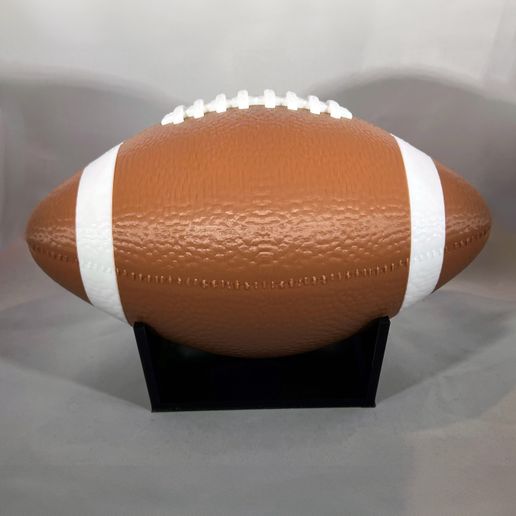 Football-STL-6.jpg Fichiers STL de football réaliste grandeur nature et support - NO AMS - LICENCE COMMERCIALE