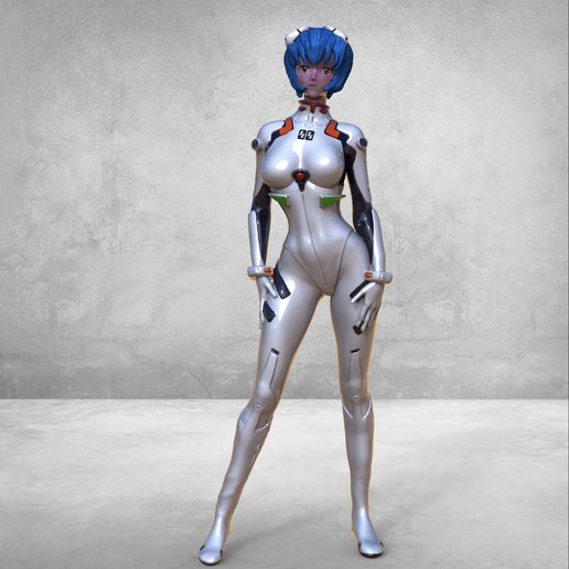 rei ayanami figure 3D model