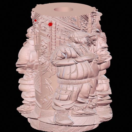 🎨 3D Embossed Model with Street Art Design for Mold Making・ STL File ...