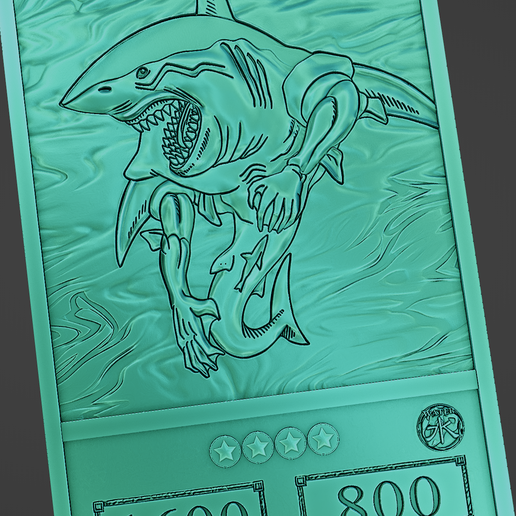 great white - yu-gi-oh!Free STL File for 3D printingCults