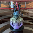 1080-9.png Tactical Skull Pen Holder & Katana Bust! ⚔️ (Functional Desk Art)