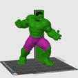 2023-05-21-1.png Archivo 3MF Hulk Multicolor MMU/Bambu・Modelo para descargar y imprimir en 3D
